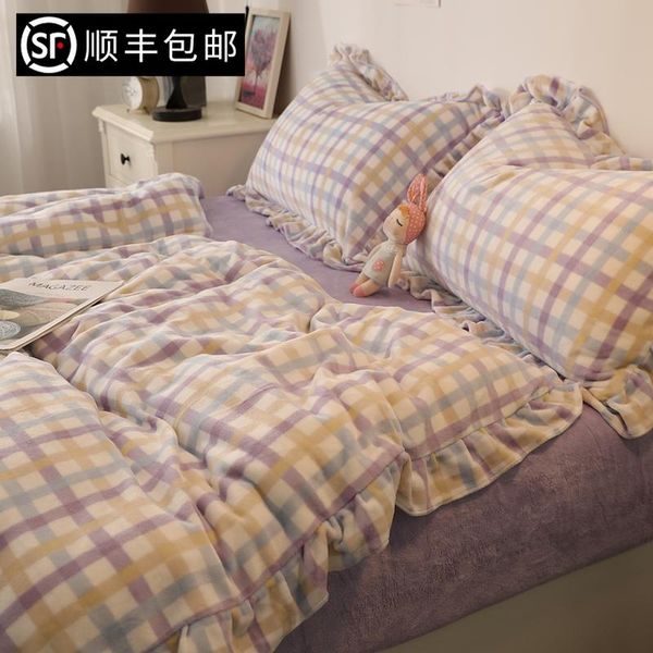 bedding sets flannel winter set simple fleece sheet pillowcase thick velvet nordic sabanas household products df50sjt
bedding sets flannel winter set simple fleece sheet pillowcase thick velvet nordic sabanas household products df50sjt
