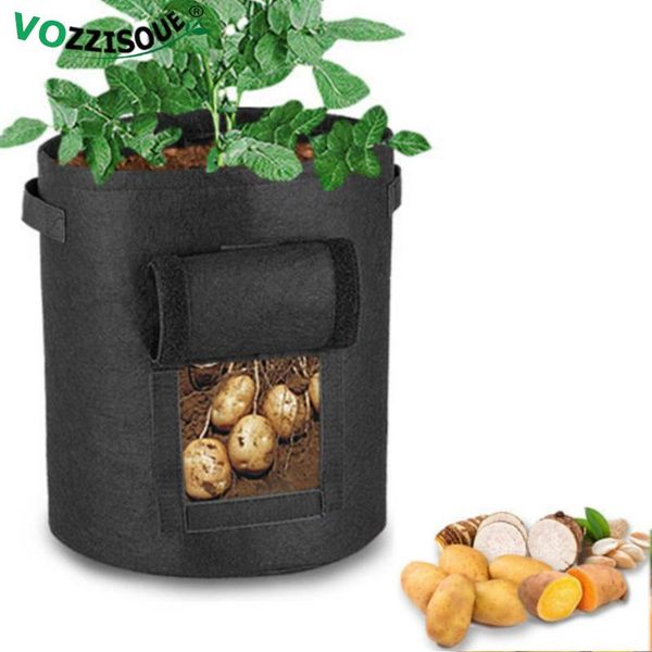 planters & pots diy potato grow planter fabric bags for growing potatoes sac pomme de terre garden pot planting bag 4 colors
planters & pots diy potato grow planter fabric bags for growing potatoes sac pomme de terre garden pot planting bag 4 colors