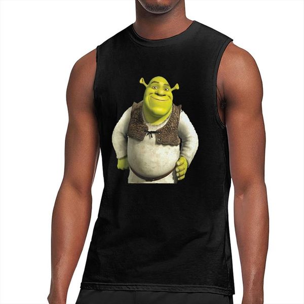 shrek comedy film shrexy tank cotton mens singlets slim fit undershirt fitness bodybuilding gym sporting vests, White;black
shrek comedy film shrexy tank cotton mens singlets slim fit undershirt fitness bodybuilding gym sporting vests, White;black