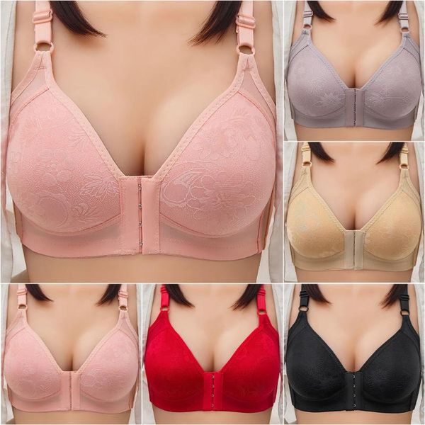 bras womens wireless floral printed gathering bra push up breathable soft underwear, Red;black
bras womens wireless floral printed gathering bra push up breathable soft underwear, Red;black