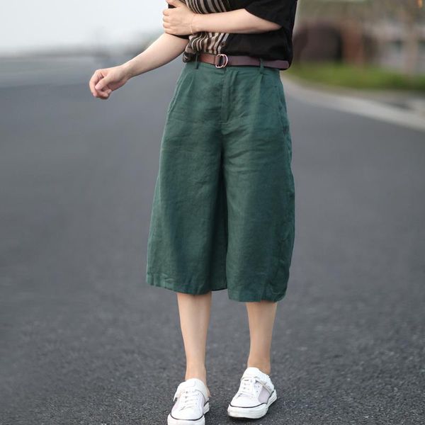 women's pants & capris cotton linen solid women summer vintage 2021 high waist straight wide leg knee-length casual all match for femal, Black;white
women's pants & capris cotton linen solid women summer vintage 2021 high waist straight wide leg knee-length casual all match for femal, Black;white