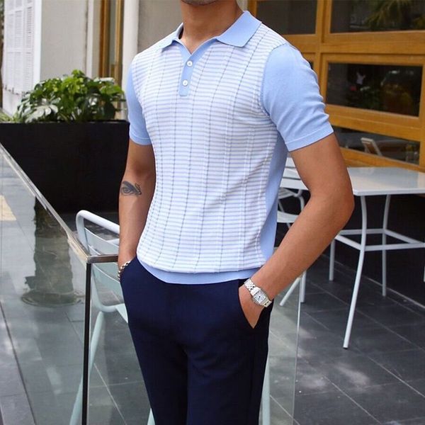 white plaid men s street polo shirt comfortable classic fashion daily travel work party workout, White;black
white plaid men s street polo shirt comfortable classic fashion daily travel work party workout, White;black