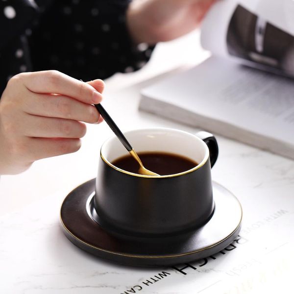 cups & saucers minimalist nordic ceramic cup with spoon solid black home afternoon tea office porcelain coffee and saucer set qjj60byd
cups & saucers minimalist nordic ceramic cup with spoon solid black home afternoon tea office porcelain coffee and saucer set qjj60byd