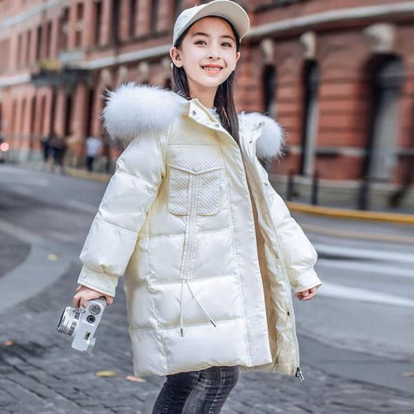down coat winter white duck jacket kids baby girls fur collar hooded warm parkas outerwear for 4 6 8 10 12years snowsuit, Blue;gray
down coat winter white duck jacket kids baby girls fur collar hooded warm parkas outerwear for 4 6 8 10 12years snowsuit, Blue;gray