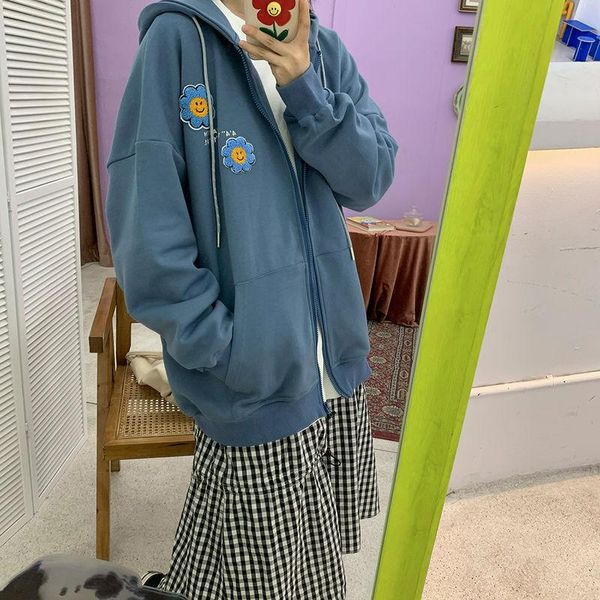 women's hoodies & sweatshirts pure cotton jacket women spring and summer 2021 reflective sunflower ins tide korean loose bf wind para, Black
women's hoodies & sweatshirts pure cotton jacket women spring and summer 2021 reflective sunflower ins tide korean loose bf wind para, Black