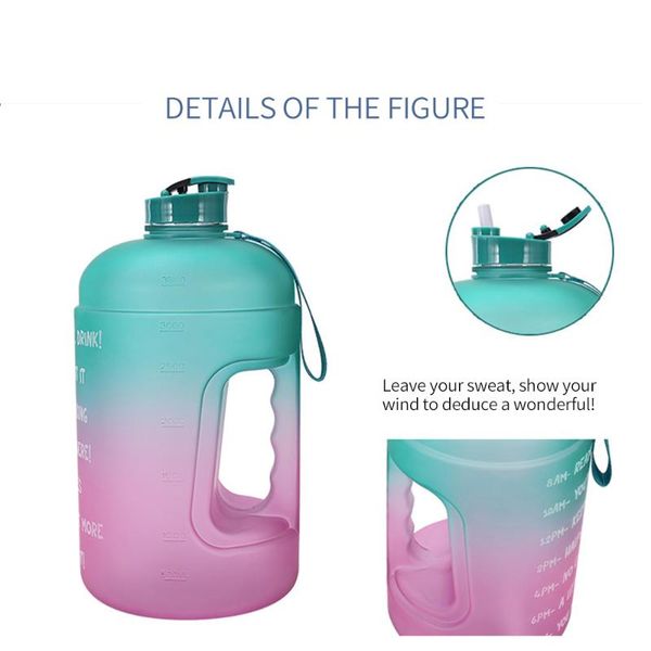 water bottle creative gradient petg plastic jug 3.78l large capacity portable sports bucket cup
water bottle creative gradient petg plastic jug 3.78l large capacity portable sports bucket cup