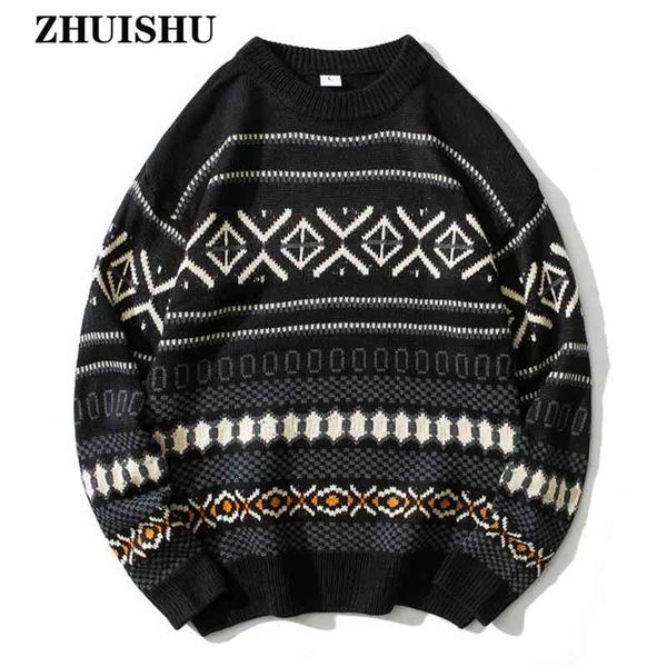 2021 mens sweaters dign round neck geometric pattern long-sve pullover casual clothing male knitwear loose mens clothing, Black
2021 mens sweaters dign round neck geometric pattern long-sve pullover casual clothing male knitwear loose mens clothing, Black