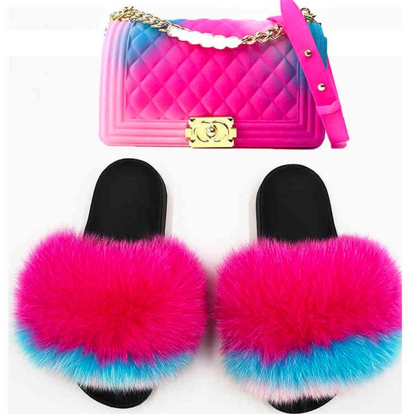 selling sandals and bag set fluffy brand fur slippers and bags set colorful handbag jelly bag and fur slides, Black
selling sandals and bag set fluffy brand fur slippers and bags set colorful handbag jelly bag and fur slides, Black