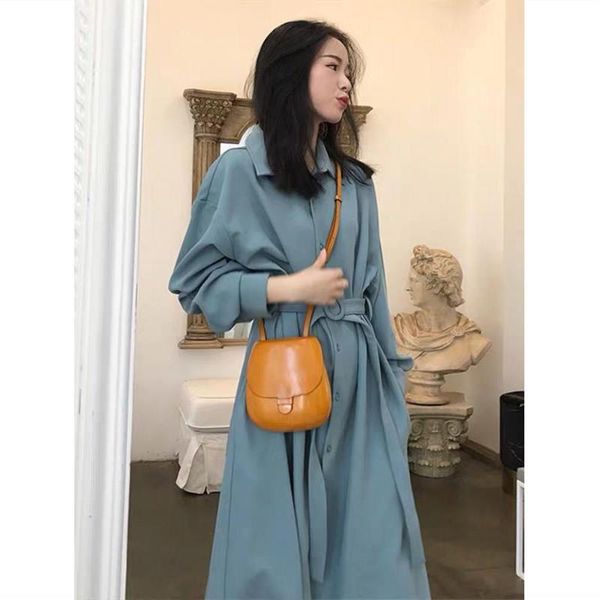 casual dresses 2021 spring women summer shirt dress female sleeve office chiffon a-line vestidos t14, Black;gray
casual dresses 2021 spring women summer shirt dress female sleeve office chiffon a-line vestidos t14, Black;gray