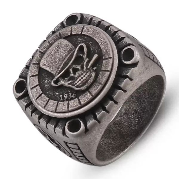 fashion 316l stainless steel ring 18k gold antique silver pipe smoke biker skull rings cool men's clown rings jewelry for men, Golden;silver
fashion 316l stainless steel ring 18k gold antique silver pipe smoke biker skull rings cool men's clown rings jewelry for men, Golden;silver