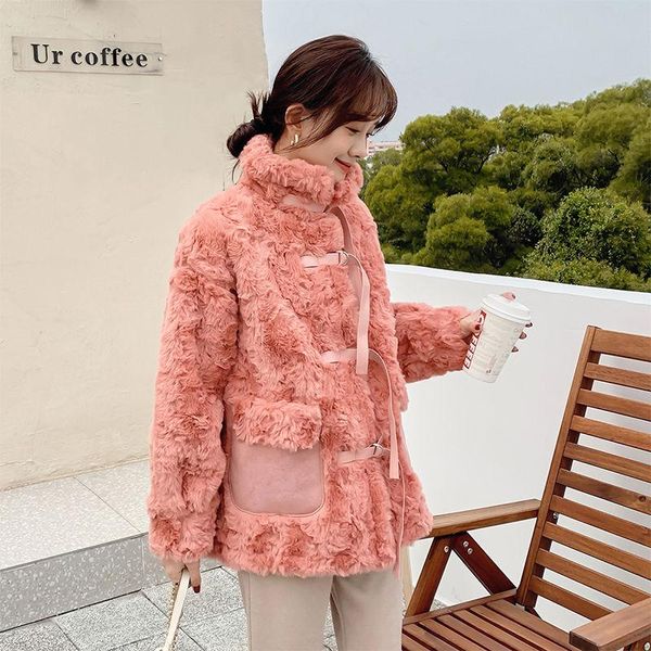 women's fur & faux winter down one plush coat loose fluffy ribbon thick women, Black
women's fur & faux winter down one plush coat loose fluffy ribbon thick women, Black