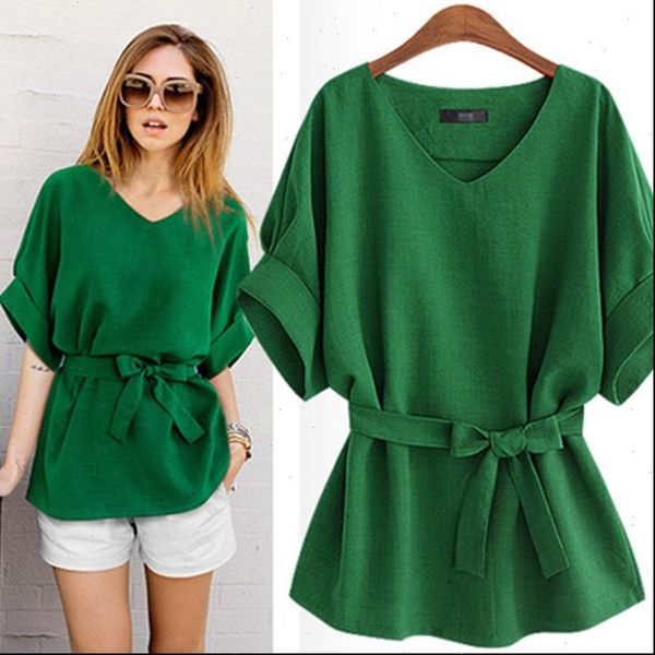 plus size 5xl v neck women blouses short sleeve bat loose waiste blouse womens, White
plus size 5xl v neck women blouses short sleeve bat loose waiste blouse womens, White
