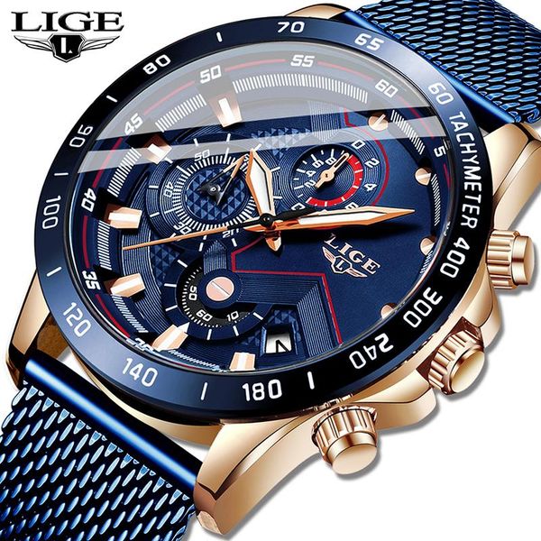wristwatches lige fashion mens watches wristwatch quartz clock blue watch men waterproof sport chronograph relogio masculino, Slivery;brown
wristwatches lige fashion mens watches wristwatch quartz clock blue watch men waterproof sport chronograph relogio masculino, Slivery;brown