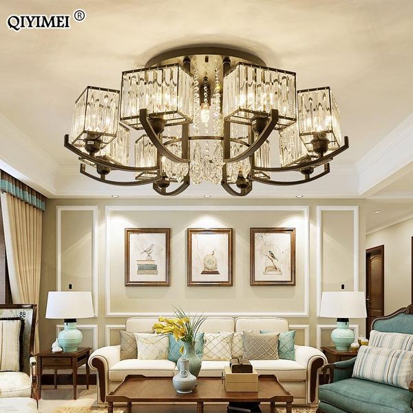 chandeliers led modern chandelier lights nordic luminaire for living dining room bedroom kitchen iron crystal body lamps lighting ac 90-260v
chandeliers led modern chandelier lights nordic luminaire for living dining room bedroom kitchen iron crystal body lamps lighting ac 90-260v