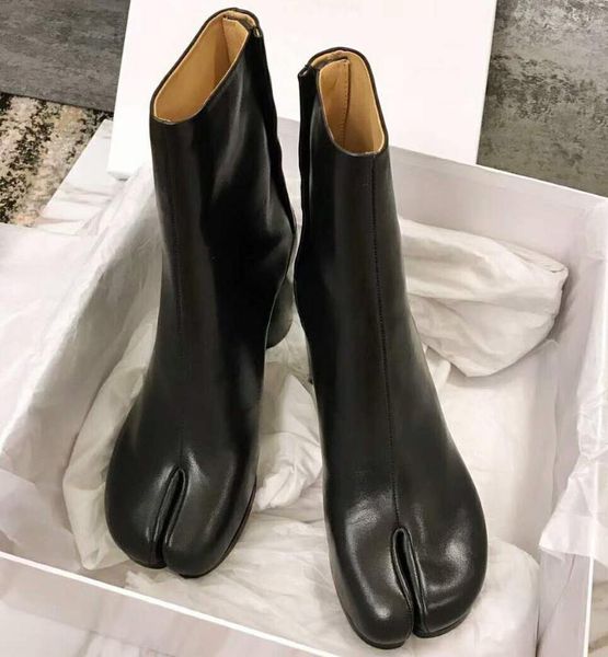 boots 2021 fashin autumn spring ankleo plus size spilt toe apart woman botas genuine leather square heel mortorycle, Black
boots 2021 fashin autumn spring ankleo plus size spilt toe apart woman botas genuine leather square heel mortorycle, Black