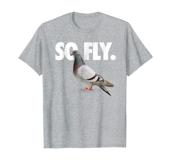 so fly pigeon shirt, White;black