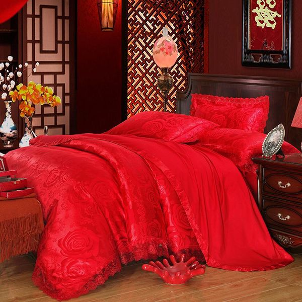 bedding sets luxury jacquard silk cotton set king size 4/6pcs bed linen duvet cover lace satin sheet pillowcases
bedding sets luxury jacquard silk cotton set king size 4/6pcs bed linen duvet cover lace satin sheet pillowcases