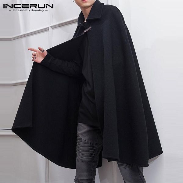 men's trench coats fashion solid color cape incerun men lapel cloak winter faux blends overcoats long style jackets streetwear 5xl, Tan;black
men's trench coats fashion solid color cape incerun men lapel cloak winter faux blends overcoats long style jackets streetwear 5xl, Tan;black