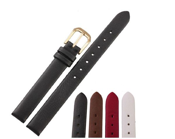 watch bands black brown white red ladies size soft leather strap 6mm 8mm 10mm 
watch bands black brown white red ladies size soft leather strap 6mm 8mm 10mm