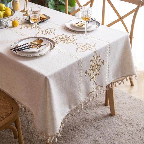 table cloth high-end embroidery tablecloth chinese style flowers tassel hem cotton linen dining washable fabric cover
table cloth high-end embroidery tablecloth chinese style flowers tassel hem cotton linen dining washable fabric cover