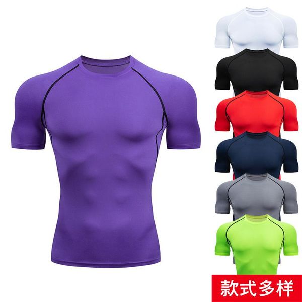 men's t-shirts fitness short sleeve sports running tight round neck t-shirt basketball compression quick drying clothes white, White;black
men's t-shirts fitness short sleeve sports running tight round neck t-shirt basketball compression quick drying clothes white, White;black