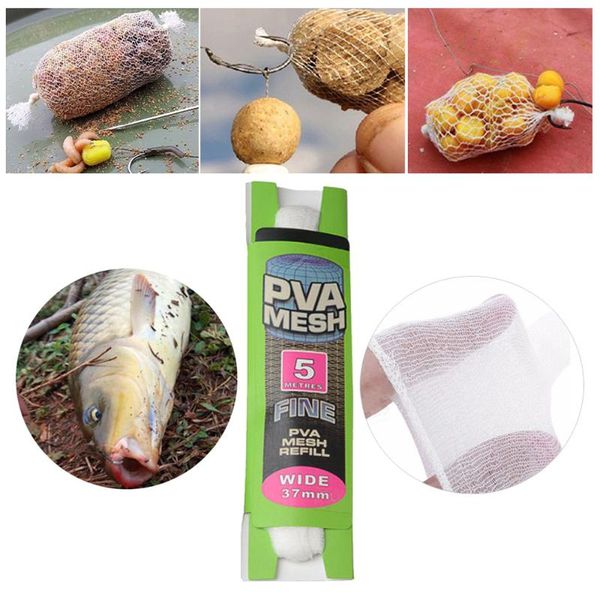 soluble narrow fishing network bait net mesh bag pva stocking water bags lures 25mm 37mm accessories
soluble narrow fishing network bait net mesh bag pva stocking water bags lures 25mm 37mm accessories