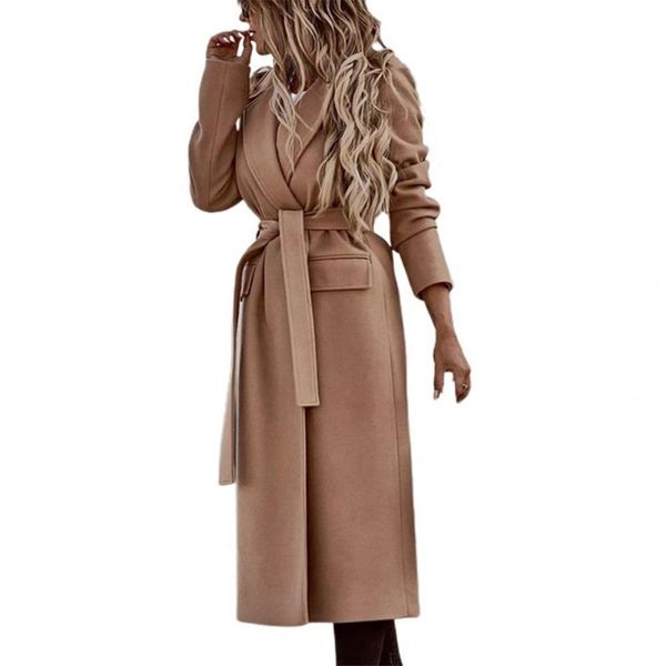 women's wool & blends drop coat solid color cardigan thick turn-down collar long women jacket for work, Black
women's wool & blends drop coat solid color cardigan thick turn-down collar long women jacket for work, Black