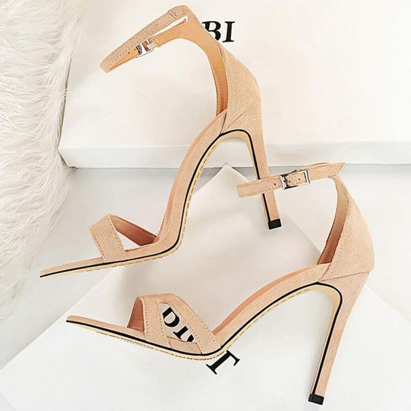 sandals 2021 women .5cm high heels suede flock lady gladiator ankle buckle strap stripper basic sandles quality shoes, Black
sandals 2021 women .5cm high heels suede flock lady gladiator ankle buckle strap stripper basic sandles quality shoes, Black