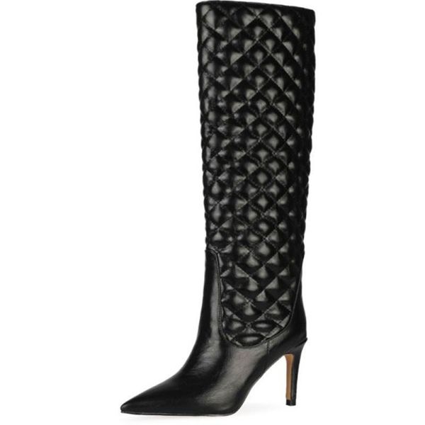 boots special modern women winter knee high pointed toe thin heels slip on outdoor est style shoes, Black
boots special modern women winter knee high pointed toe thin heels slip on outdoor est style shoes, Black