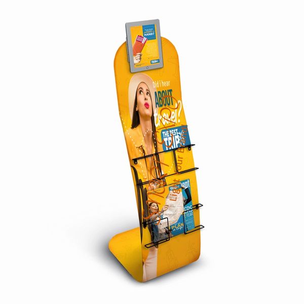 tension fabric tablet banner advertising display with custom logo printing fabrics flat packing
tension fabric tablet banner advertising display with custom logo printing fabrics flat packing