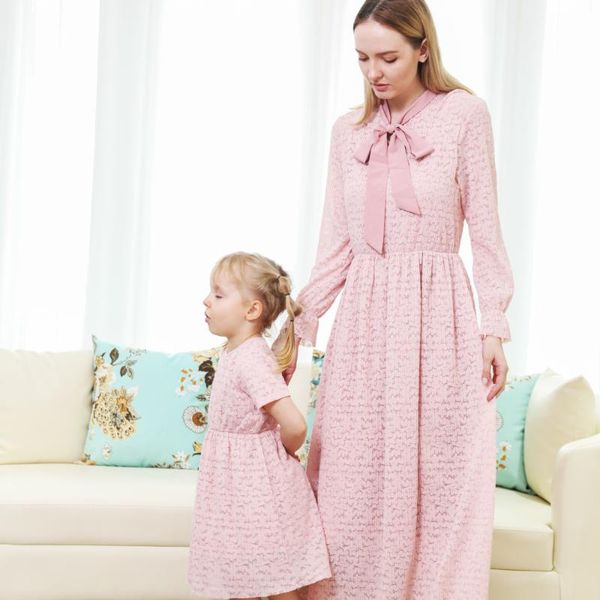 family matching outfits clothes mommy and daughter sweet cute pink lace dress parent-child outfit, Blue
family matching outfits clothes mommy and daughter sweet cute pink lace dress parent-child outfit, Blue