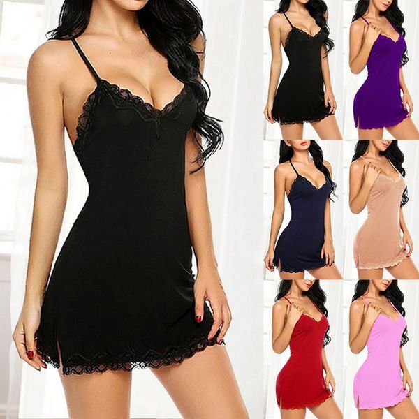 women's swimwear 2021 ladies lingerie sleepwear fashion women silk satin nightie gown babydoll lace mesh nightwear plus size, White;black
women's swimwear 2021 ladies lingerie sleepwear fashion women silk satin nightie gown babydoll lace mesh nightwear plus size, White;black