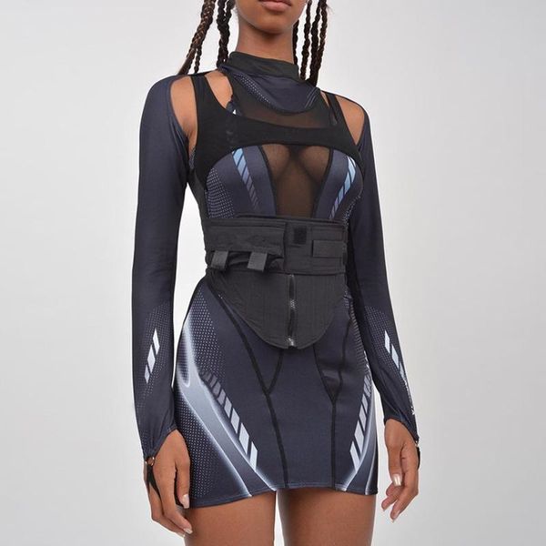 casual dresses fashion 2 piece set print mesh patchwork bodycon mini dress women long sleeve cape tank night club wear2021, Black;gray
casual dresses fashion 2 piece set print mesh patchwork bodycon mini dress women long sleeve cape tank night club wear2021, Black;gray