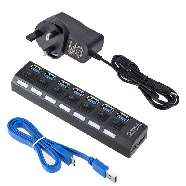 hubs 7-port usb 3.0 hub ultra-high speed transmission generous design reasonable interface layout no interference
hubs 7-port usb 3.0 hub ultra-high speed transmission generous design reasonable interface layout no interference