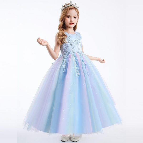 girl's dresses 2021 pink tulle bridesmaid dress for girl costume elegant wedding party princess pageant gown long flower clothes, Red;yellow
girl's dresses 2021 pink tulle bridesmaid dress for girl costume elegant wedding party princess pageant gown long flower clothes, Red;yellow