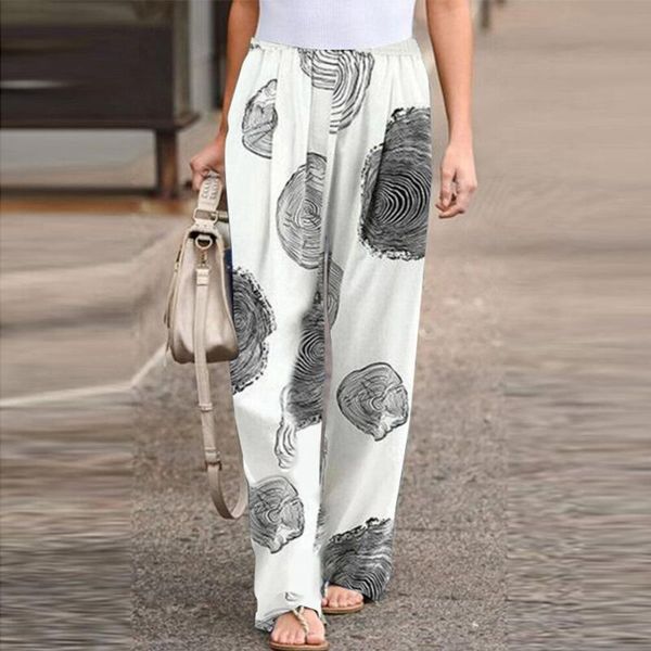 women loose harem pants print elastic waist long wide leg trousers summer sport printed baggy 2021 b15 women's & capris, Black;white
women loose harem pants print elastic waist long wide leg trousers summer sport printed baggy 2021 b15 women's & capris, Black;white