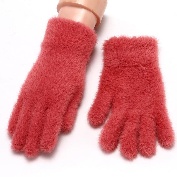 five fingers gloves women winter keep warm mink fleece soft thicken double layer solid villus cute lovely sweety drive cycling mittens, Blue;gray
five fingers gloves women winter keep warm mink fleece soft thicken double layer solid villus cute lovely sweety drive cycling mittens, Blue;gray