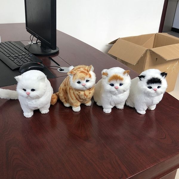 cat noise nice simulation animal pop gift for children home decoration