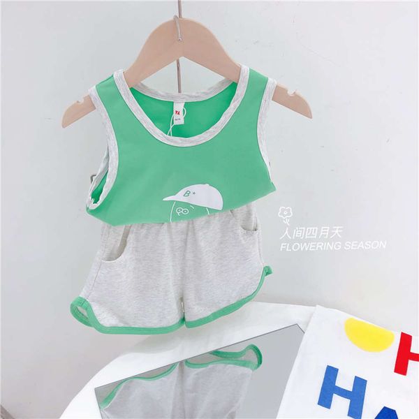 children's suit summer girls' korean children's wear 2-piece vest + shorts 22232, White
children's suit summer girls' korean children's wear 2-piece vest + shorts 22232, White