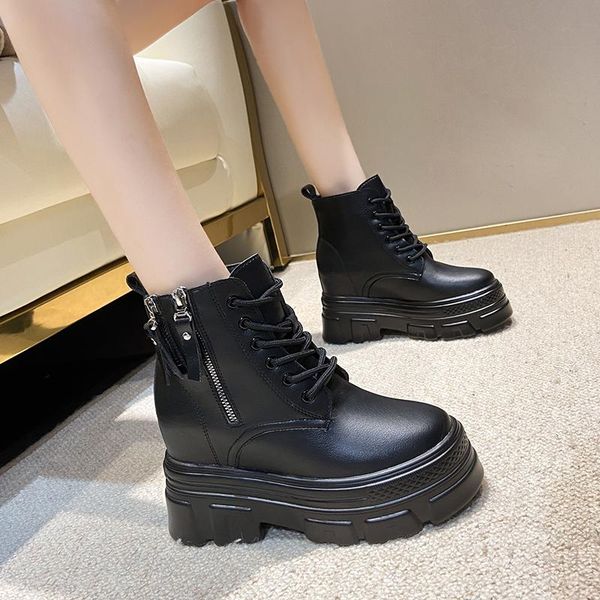 boots women's 2021 autumn thick bottom leather short 10cm heels chunky sneakers lace up winter keep warm fur ankle, Black
boots women's 2021 autumn thick bottom leather short 10cm heels chunky sneakers lace up winter keep warm fur ankle, Black