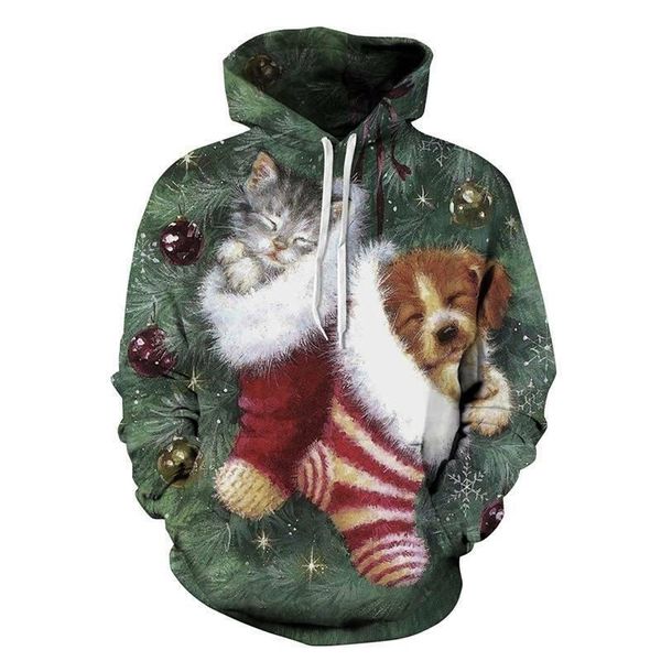 women's hoodies & sweatshirts christmas plus size couple hoodie cute cat dog pullover womens mens hooded long sleeve sweatshirt oversiz, Black
women's hoodies & sweatshirts christmas plus size couple hoodie cute cat dog pullover womens mens hooded long sleeve sweatshirt oversiz, Black