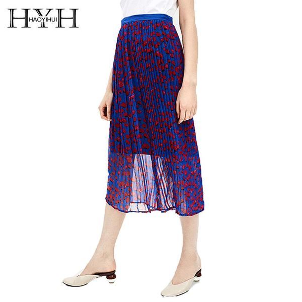 skirts hyh haoyihui europe and american simple retro hit color dot print perspective chiffon pleated skirt, Black
skirts hyh haoyihui europe and american simple retro hit color dot print perspective chiffon pleated skirt, Black
