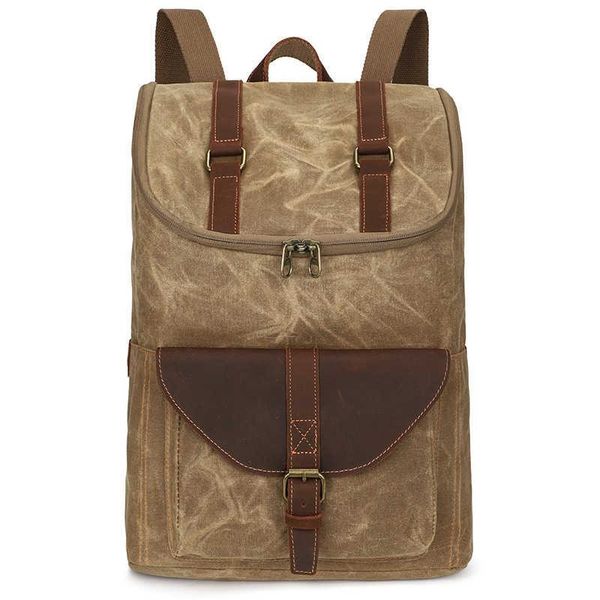 backpack waterproof retro american oil wax canvas knapsack computer travel school bag outdoor mountaineering hiking
backpack waterproof retro american oil wax canvas knapsack computer travel school bag outdoor mountaineering hiking