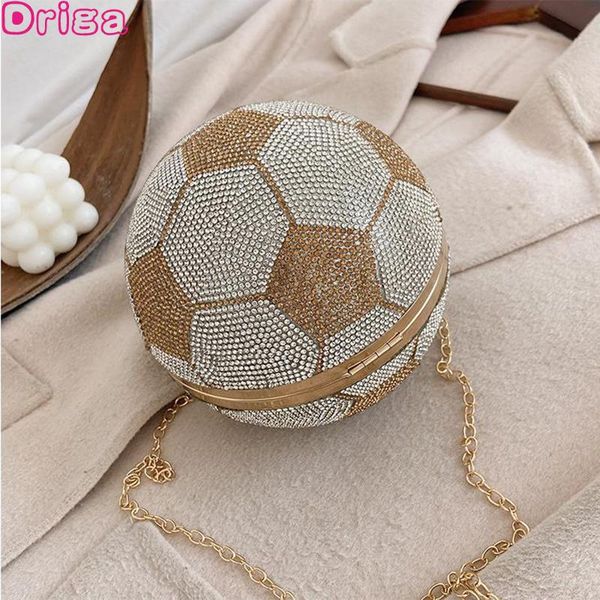 evening bags driga 2021 brand handbags women round messenger ladies football shaped shoulder chain fashion rhinestone
evening bags driga 2021 brand handbags women round messenger ladies football shaped shoulder chain fashion rhinestone