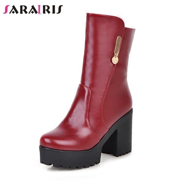 boots sarairis fashionable big size 45 platform square high heels classic casual booties women shoes female, Black
boots sarairis fashionable big size 45 platform square high heels classic casual booties women shoes female, Black