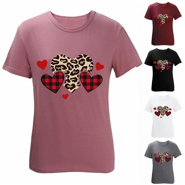 women's fashion casual love valentine's day letter printing short sleeve t-shirt top, White
women's fashion casual love valentine's day letter printing short sleeve t-shirt top, White