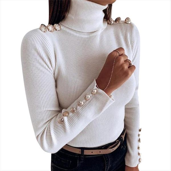 hirigin button knitwear women turtleneck womens sweaters long sleeve black white slim fit stretch warm basic knit, White;black
hirigin button knitwear women turtleneck womens sweaters long sleeve black white slim fit stretch warm basic knit, White;black