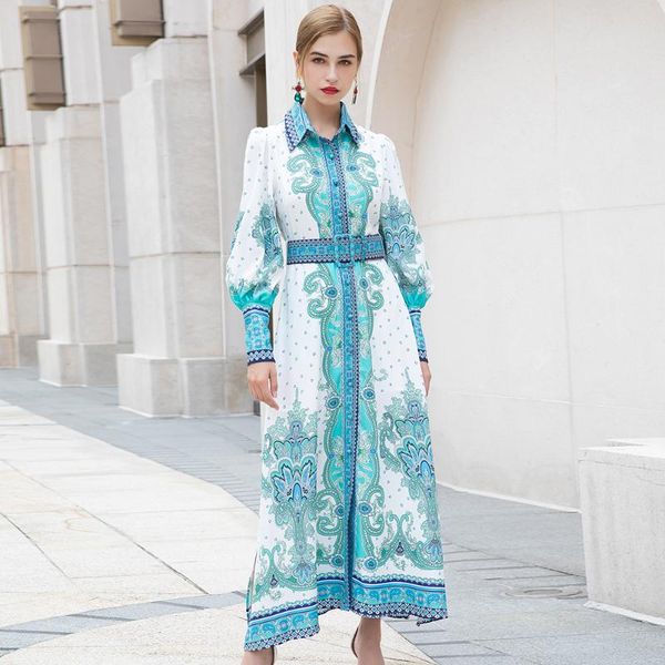 casual dresses england brand design floral print woman maxi dress elegant turn down collar single breasted slim party long ladies, Black;gray
casual dresses england brand design floral print woman maxi dress elegant turn down collar single breasted slim party long ladies, Black;gray