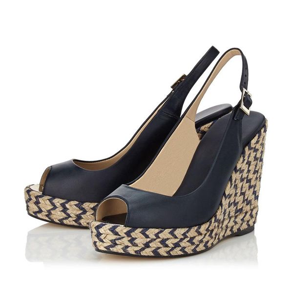 temperament wedges heel handmade shoes colorful stripe peep toe sandals women gladiators big size tl-a0044, Black
temperament wedges heel handmade shoes colorful stripe peep toe sandals women gladiators big size tl-a0044, Black