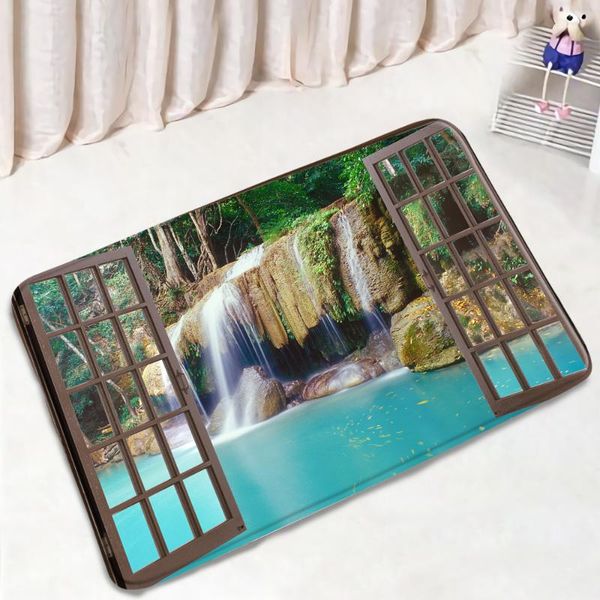 bath mats window outside forest waterfall kitchen mat green plants trees natural scenery door pad bathroom floor foot rugs decor
bath mats window outside forest waterfall kitchen mat green plants trees natural scenery door pad bathroom floor foot rugs decor